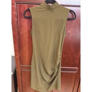 Haute Hippie Olive Green Sleeveless Dress SizeS